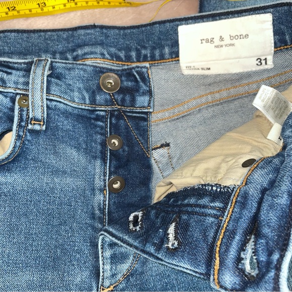 Rag  & bone fit 1 extra slim Jean W31/L33 - Picture 14 of 14
